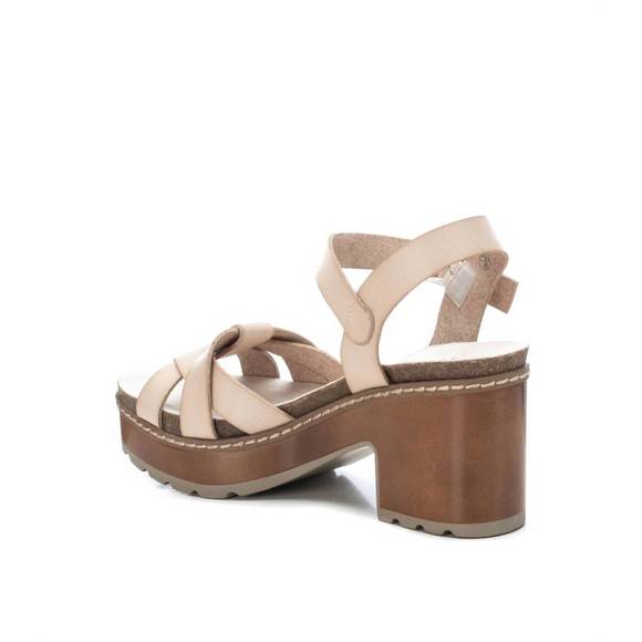 NEW XTI women's casual heeled sandals in ice - Picture 3 of 4